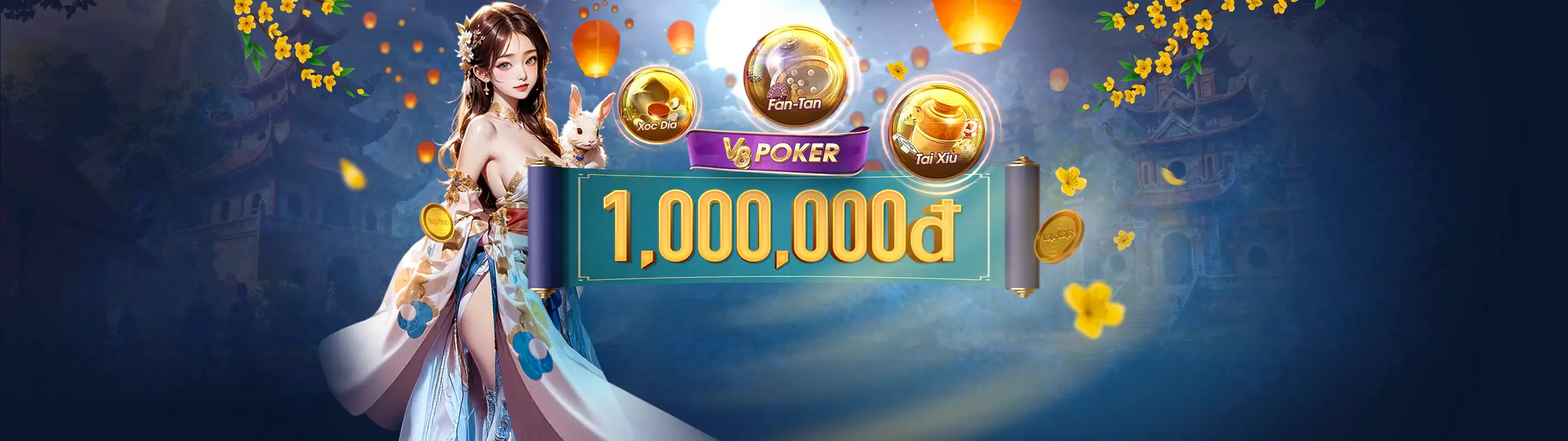Bàn Baccarat trực tuyến sôi động tại vui123 với khuyến mãi 2026